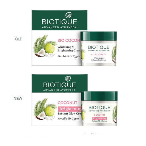 Biotique Advanced Ayurveda Bio Coconut Whitening & Brightening Cream 50g