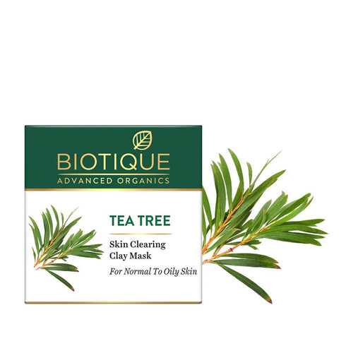 Biotique Advanced Organics Tea Tree Skin Clearing Clay Mask 70g