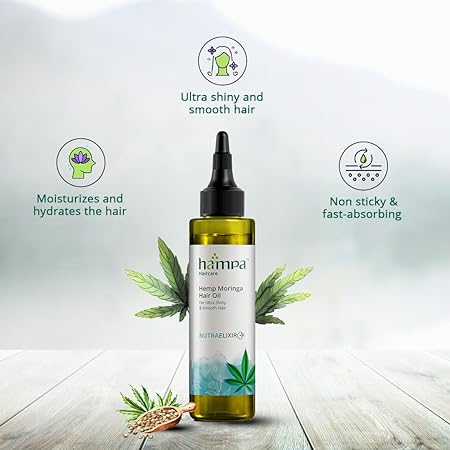 Hampa Hemp Moringa Hair Oil