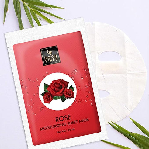 Good Vibes Rose Moisturizing Sheet Mask