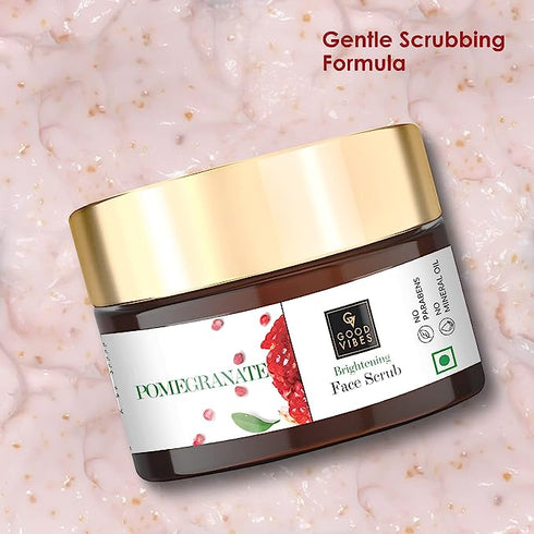 Good Vibes Pomegranate Brightening Face Scrub 50g