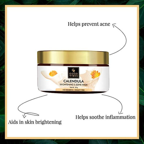 Good Vibes Brightening Calendula S Zone Mask 50g