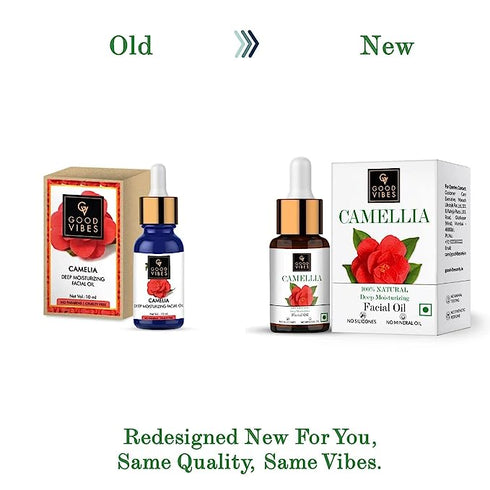 Good Vibes 100% Natural Camellia Deep Moisturizing Facial Oil 10ml
