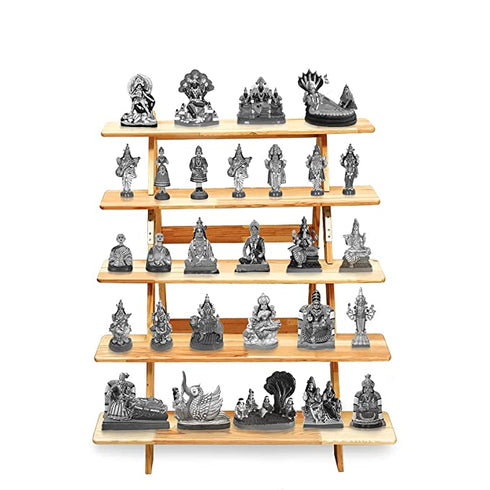 Navarathri Kolu Padi Golu Stand Mini Navratri Gollu Padi Navaratri Kollu Stand Navrathri Golu Rack Angle Removable Slotted Display Rack Dismantlable
