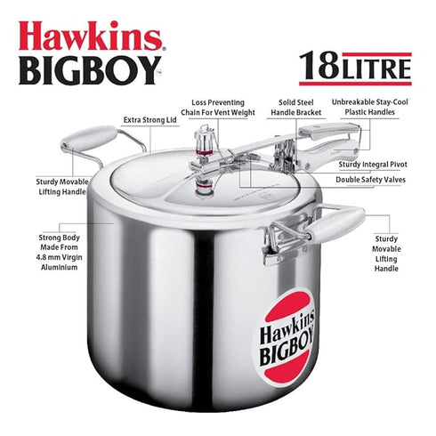 Hawkins Bigboy 18 L Pressure Cooker (BB18)