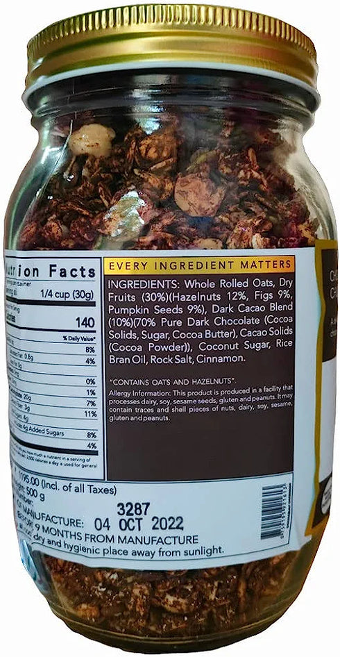 The Nibble Box Chocohazelnut Chuckwagon Granola