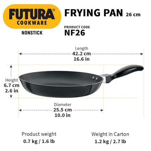Hawkins Futura Non-stick Frying Pan 26 cm Diameter 1 L (NF26)