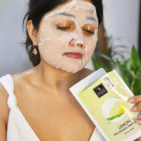Good Vibes Brightening Lemon Sheet Mask 20ml