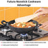 Hawkins Futura Non-stick Kadhai 30 cm Diameter 4 L (NK40)