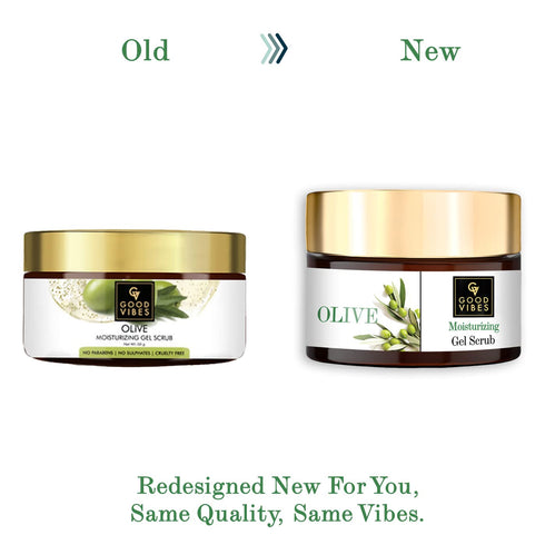 Good Vibes Olive Moisturizing Gel Scrub 50g