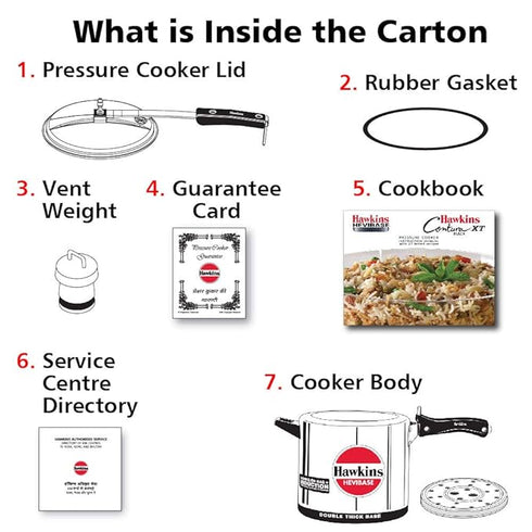 Hawkins Hevibase 6.5 L Induction Bottom Pressure Cooker (IH65)