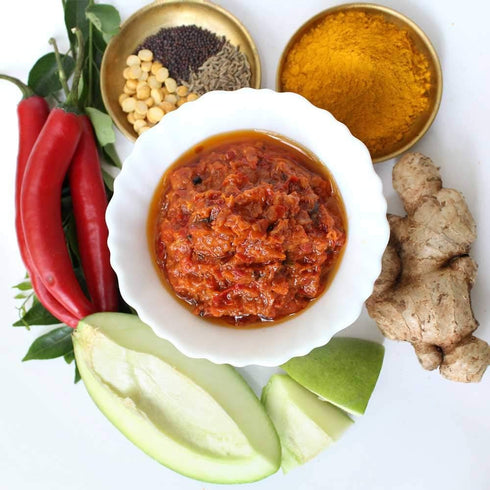 Prakruthi Red Chili Mango Ginger Pickle