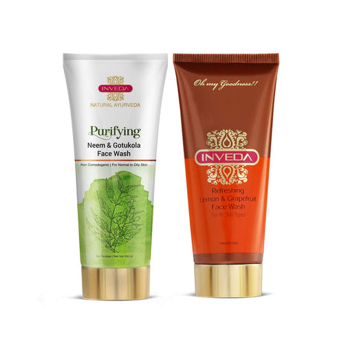 Inveda AM-PM Anti Acne Face Wash Regimen