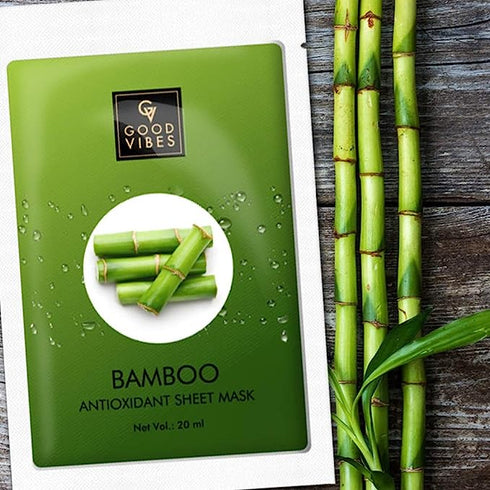 Good Vibes Bamboo Antioxidant Sheet Mask 20ml