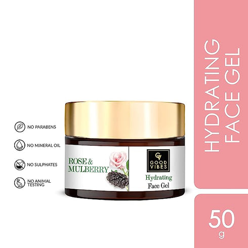 Good Vibes Rose & Mulberry Hydrating Face Gel