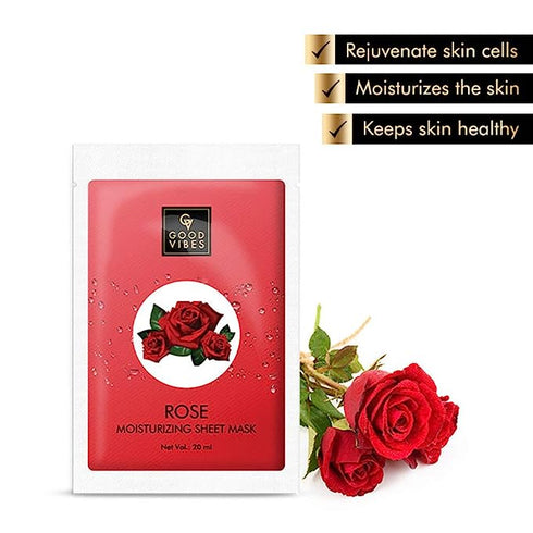 Good Vibes Rose Moisturizing Sheet Mask