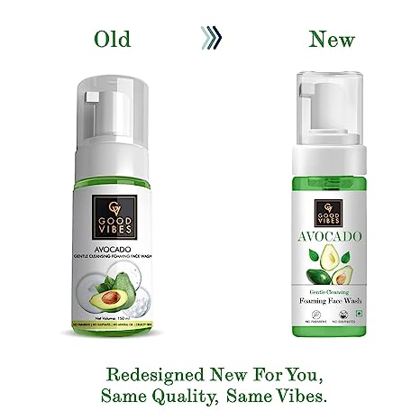Good Vibes Avocado Gentle Cleansing Foaming Face 150ml