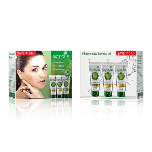 Biotique Regimen Youthful White Glowing Skin in One Kit 299g