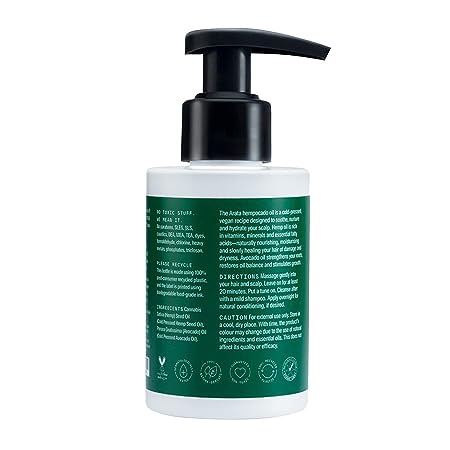 Arata Zero Chemicals Natural Nourishing Hempocado Oil