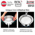 Hawkins Tri-Ply Stainless Steel Induction Metro Patila 2 Litre (SSP20)