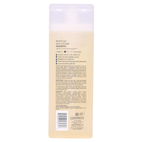 Giovanni Organic Root 66 Max Volume Shampoo 250ml