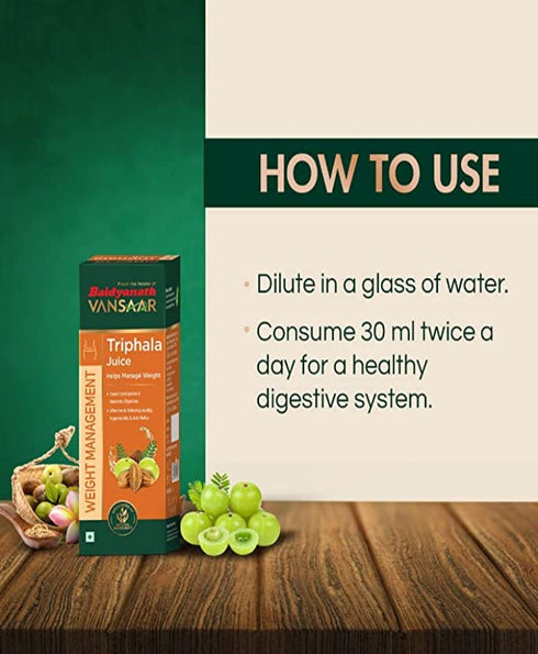 Baidyanath Vansaar Triphala Juice 1L