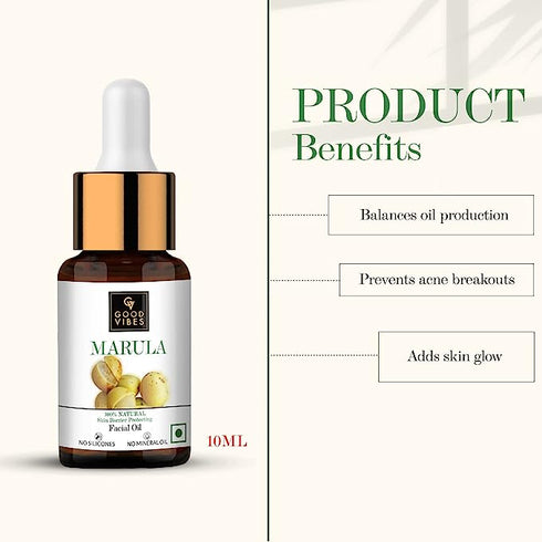 Good Vibes Oil Balancing Facial Oil - Marula 10ml