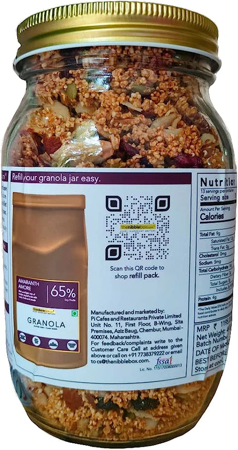 The Nibble Box Amaranth Amore Granola