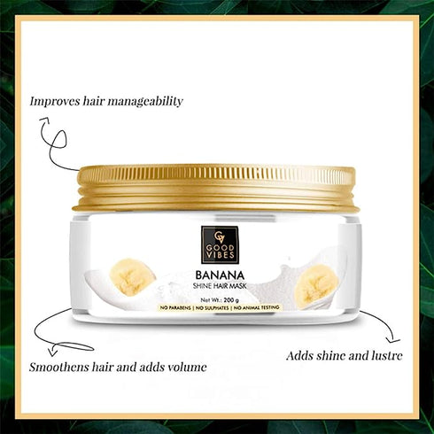 Good Vibes Banana Shine Hair Mask