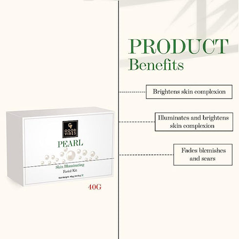 Good Vibes Skin Illuminating Facial Kit - Pearl