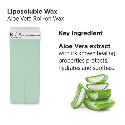 Rica Aloe Vera Roll On Wax Refill 100ml