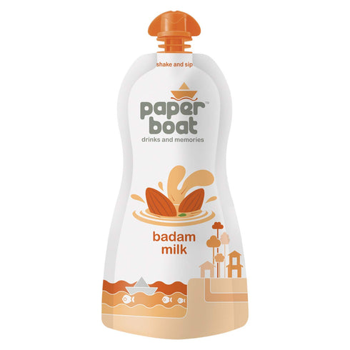 Paper Boat Badam Milk |Pack of 6 180ml Each