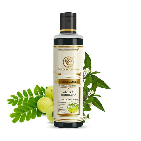 Khadi Natural Ayurvedic Amla and Bhringraj Shampoo 200 ml