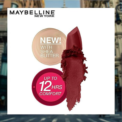 Maybelline Creamy Matte Lipstick / 696 Burgundy Blush