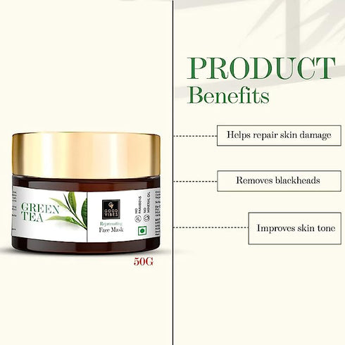 Good Vibes Rejuvenating Face Mask - Green Tea
