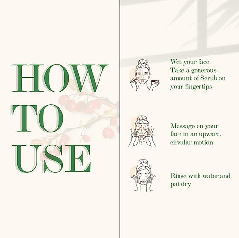 Good Vibes Rosehip Skin Glow Face Scrub