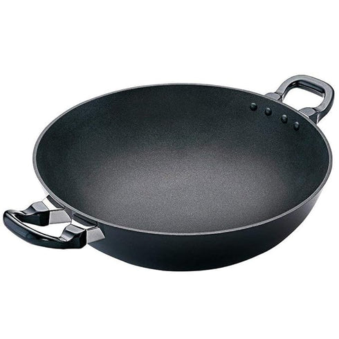 Hawkins Futura Non-stick Kadhai 30 cm Diameter with Lid 4 L (NK40S)