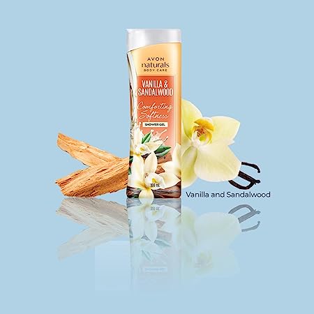 Avon Naturals Body Care Vanilla And Sandalwood Shower gel 200ml