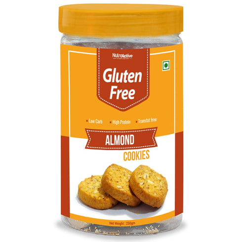 NutroActive Gluten Free Almond Cookies Low Carb 250g