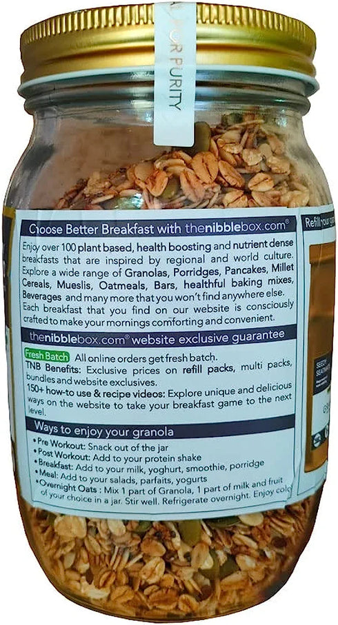 The Nibble Box Seedy Seatmate Granola