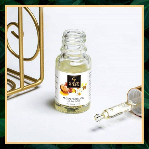 Good Vibes Argan With 24K Gold Facial Oil 10ml