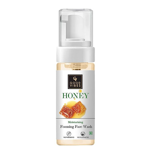 Good Vibes Moisturizing Foaming Face Wash - Honey