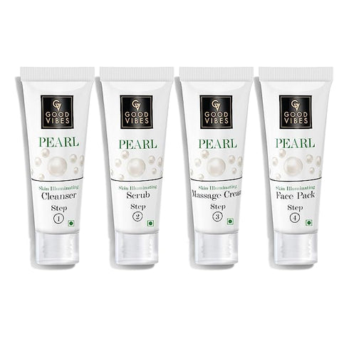 Good Vibes Skin Illuminating Facial Kit - Pearl