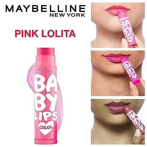 Maybelline Baby Lips Lip Balm Pink and Red