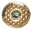Meenakari Peacock Design Work Plate