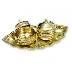 Brass Kumkum Barani For Pooja