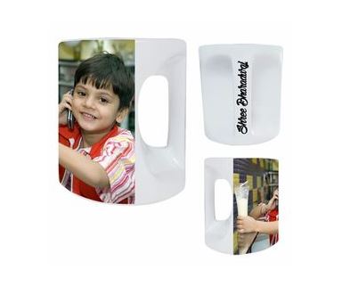 Personalized Name Handle White Mug - 500gms