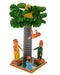 Handmade Puniki Wooden Man Climbing Palm Tree Kondapalli MultiColor Showpiece