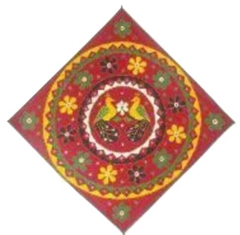 Red Color Parrot Design Wall Hanging