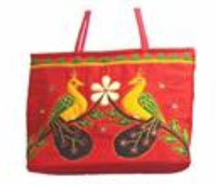 Aplic Bag With Parrot Design
